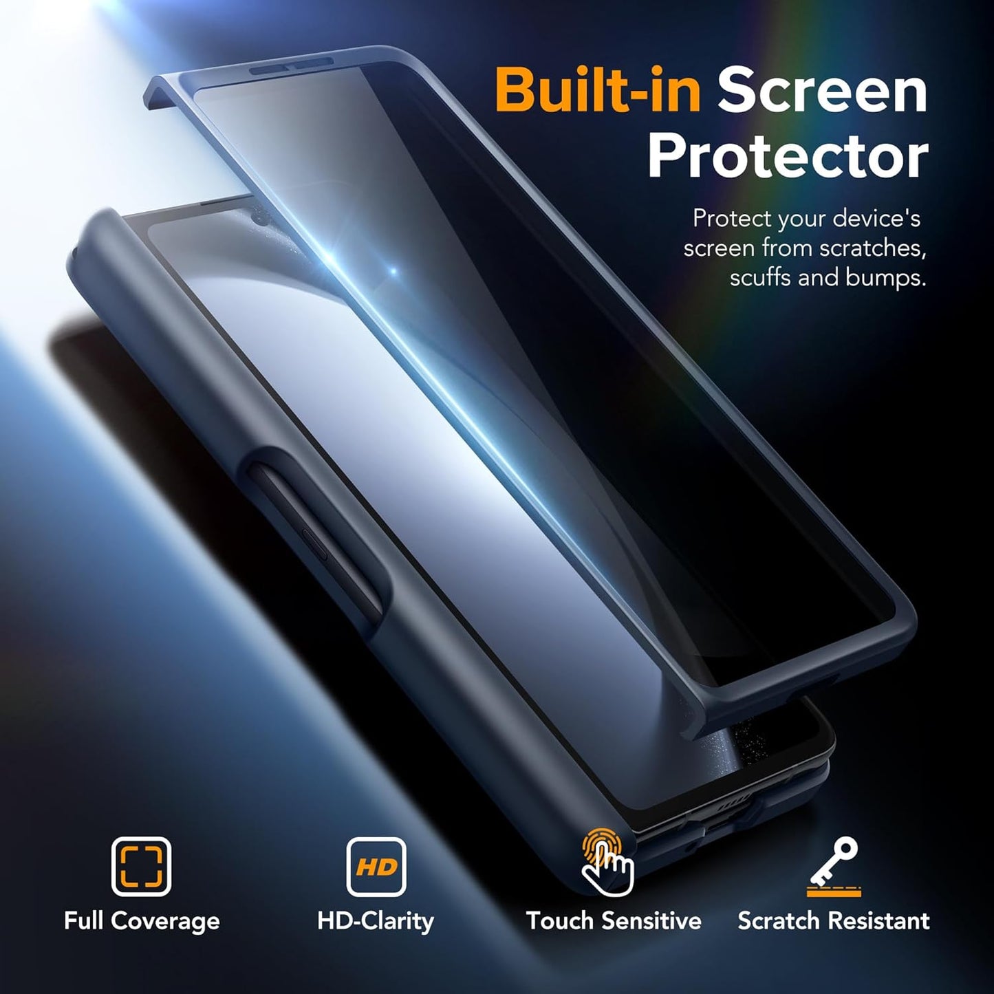 MOBOSI for Z Fold 5 Case with S Pen Slot