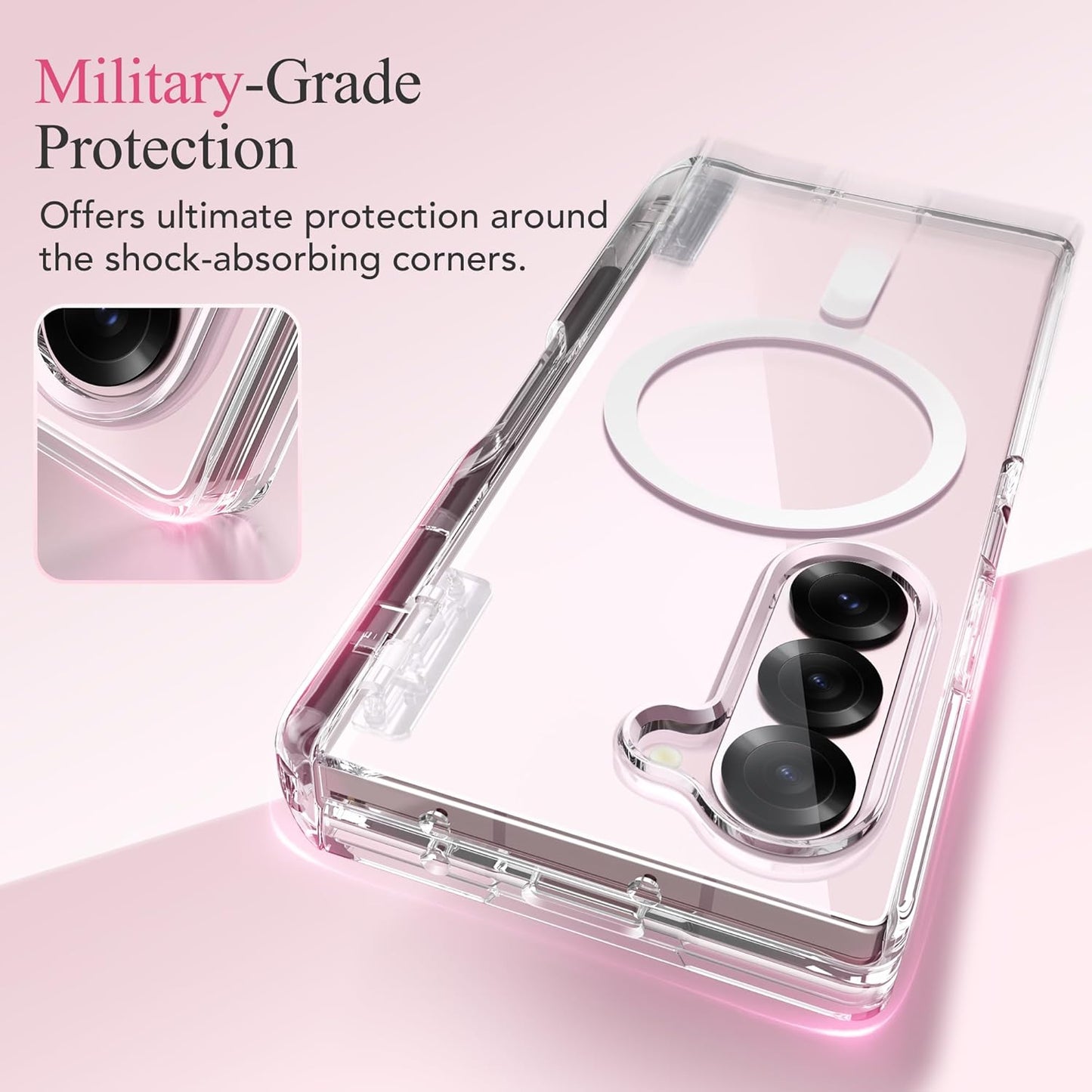 MOBOSI Magnetic Z Fold 6 Case with S Pen Holder