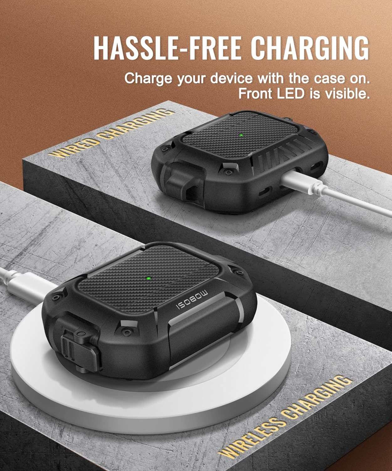 MOBOSI for AirPod Pro Case with Cleaner Kit