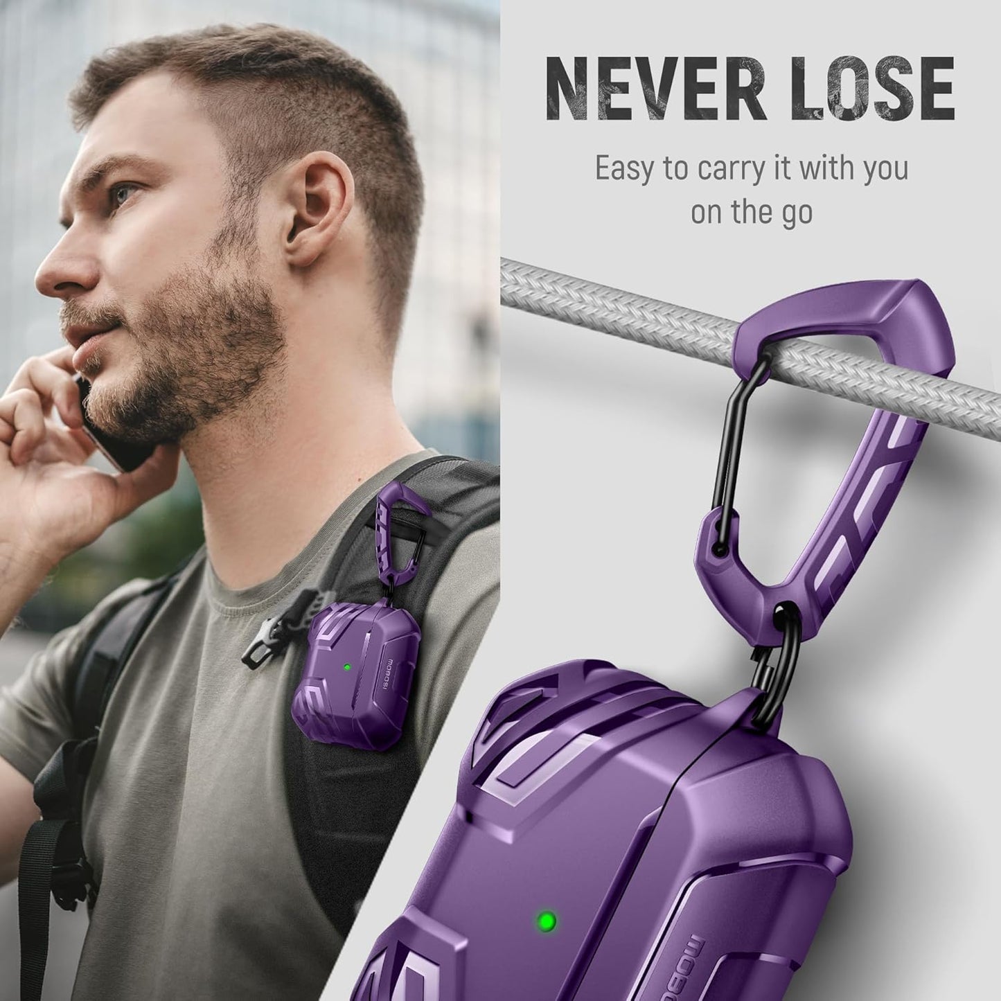 MOBOSI for Airpods Pro Case(2nd/1st Gen)