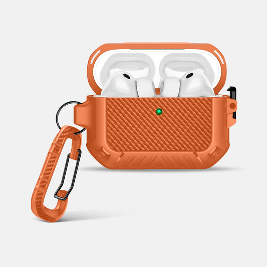 AirPods Pro 3 Case with Secure Lock & MagSafe - Orange