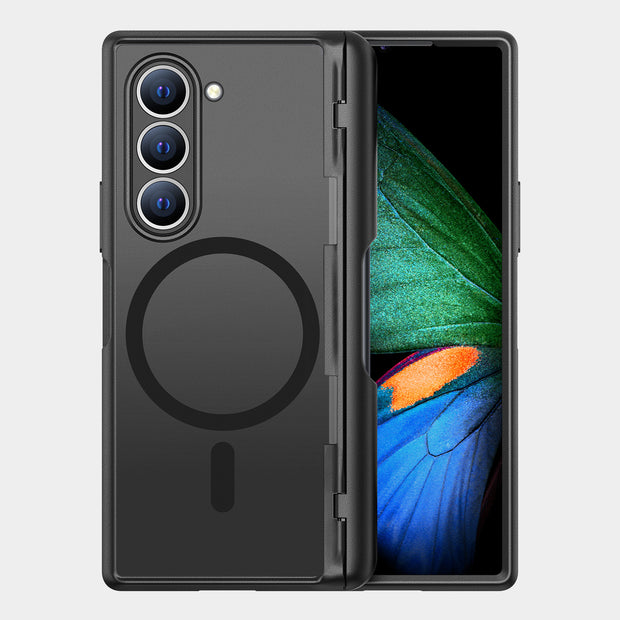 Samsung Galaxy Z Fold 6 Full Body Case – Shockproof with Privacy Screen, Hinge Protection & Stand