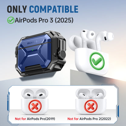 AirPods Pro 3 Case – IP68 Waterproof & Shockproof with MagSafe and Secure Lock