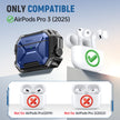 AirPods Pro 3 Case – IP68 Waterproof & Shockproof with MagSafe and Secure Lock