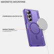 Galaxy Z Fold 7 MagSafe Case with Privacy Screen & Hinge Protection - Purple