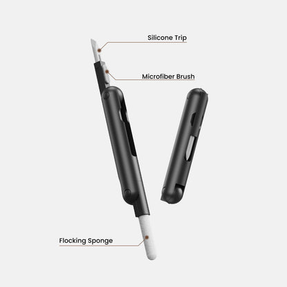 AirPods 3 Full Body Case – Hard Shell Shockproof with Lock & Keychain-Matte Black