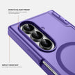 Galaxy Z Fold 7 MagSafe Case with Privacy Screen & Hinge Protection - Purple