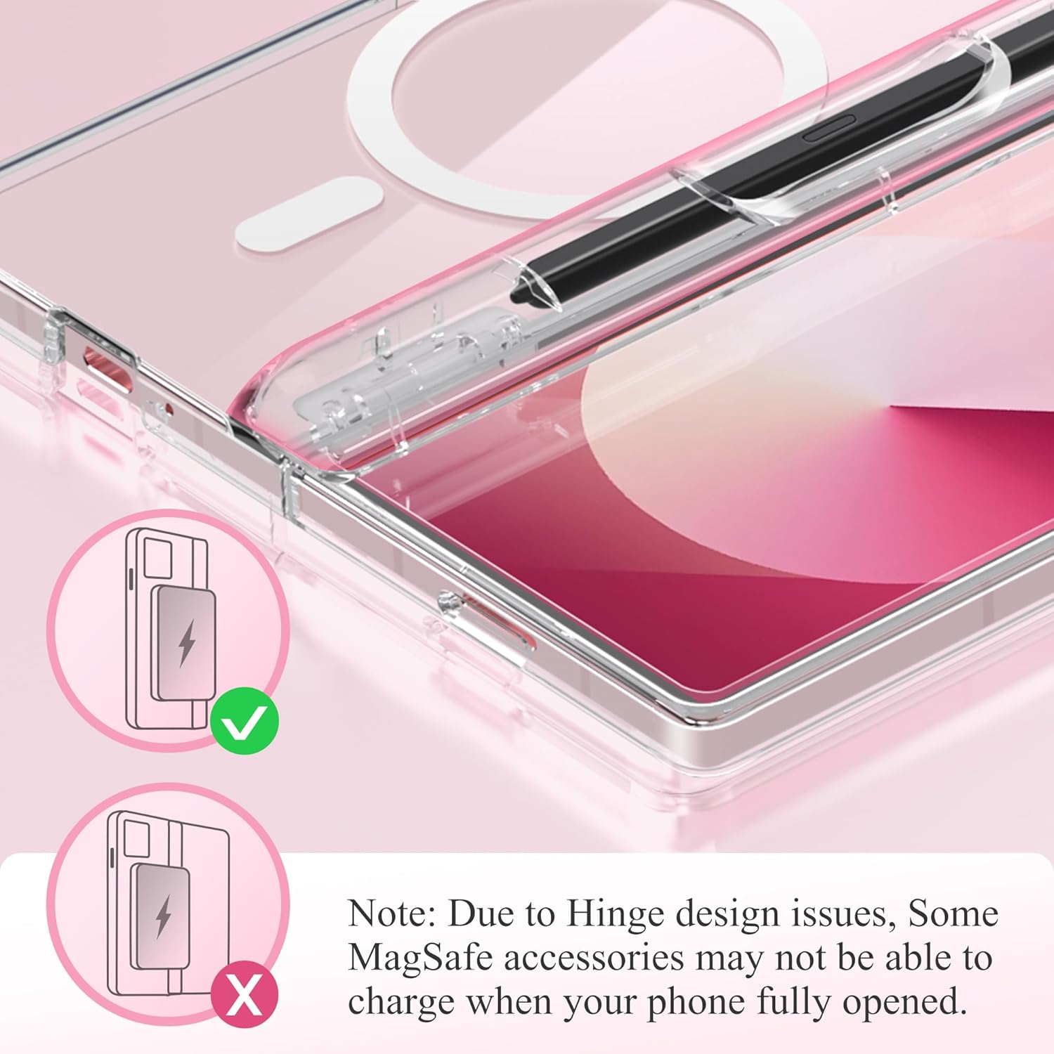 MOBOSI Magnetic Z Fold 6 Case with S Pen Holder