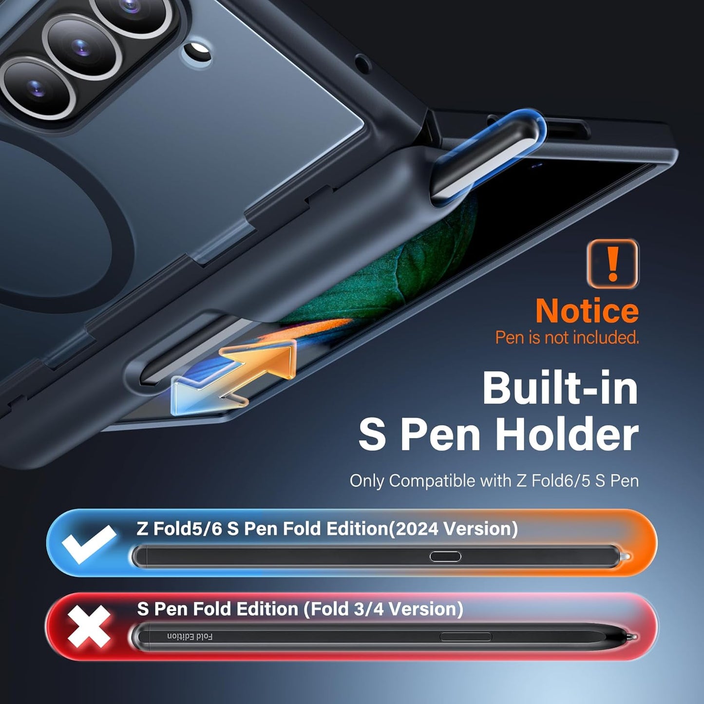 MOBOSI Upgraded for Samsung Galaxy Z Fold 6 Case