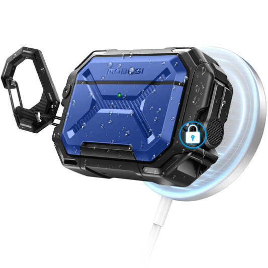 AirPods Pro 3 Case – IP68 Waterproof & Shockproof with MagSafe and Secure Lock