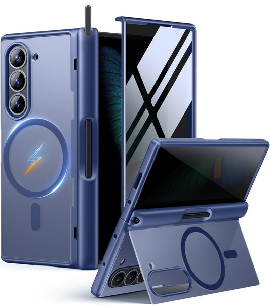 Galaxy Z Fold 6 Case – Full Protection with Privacy Screen, MagSafe & Built-in Kickstand