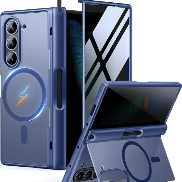 Galaxy Z Fold 6 Case – Full Protection with Privacy Screen, MagSafe & Built-in Kickstand