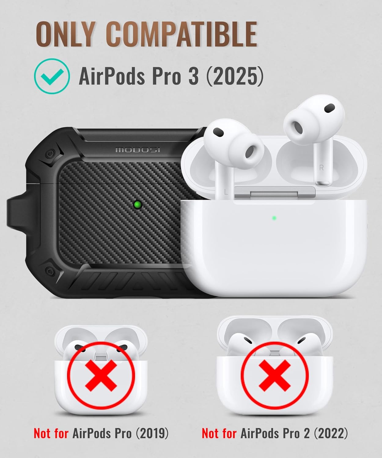 MOBOSI for AirPods Pro 3 Case