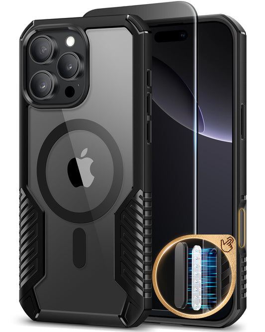 iPhone 16 Pro Max Case with MagSafe, Privacy Screen & Camera Protection