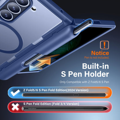 Galaxy Z Fold 6 Case – Full Protection with Privacy Screen, MagSafe & Built-in Kickstand