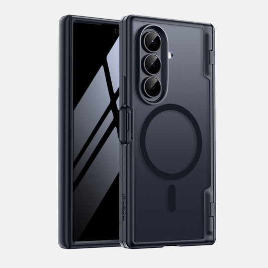 Galaxy Z Fold 7 MagSafe Case with Privacy Screen & Hinge Protection - Black