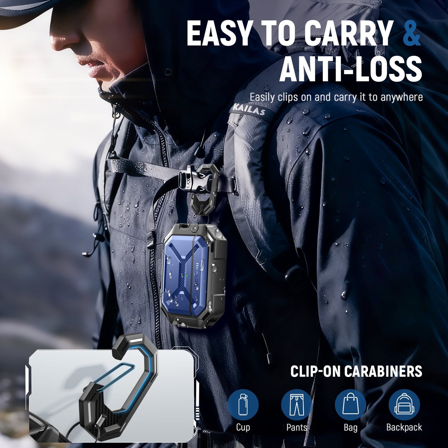 AirPods Pro 3 Case – IP68 Waterproof & Shockproof with MagSafe and Secure Lock