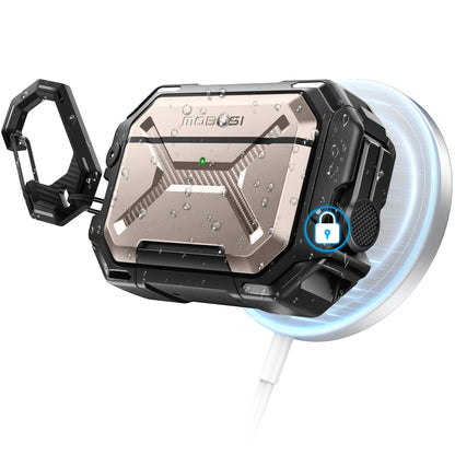 AirPods Pro 3 Case – IP68 Waterproof & Shockproof with MagSafe and Secure Lock