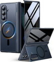 Galaxy Z Fold 8 MagSafe Case with Privacy Screen, Hinge Protection & Landscape Kickstand - Black