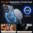 Galaxy Z Fold 8 MagSafe Case with Privacy Screen, Hinge Protection & Landscape Kickstand - Black