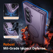 Galaxy Z Fold 8 MagSafe Case with Privacy Screen, Hinge Protection & Landscape Kickstand - Smoky Purple