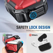 AirPods Pro 3 Case – IP68 Waterproof & Shockproof with MagSafe and Secure Lock-Red